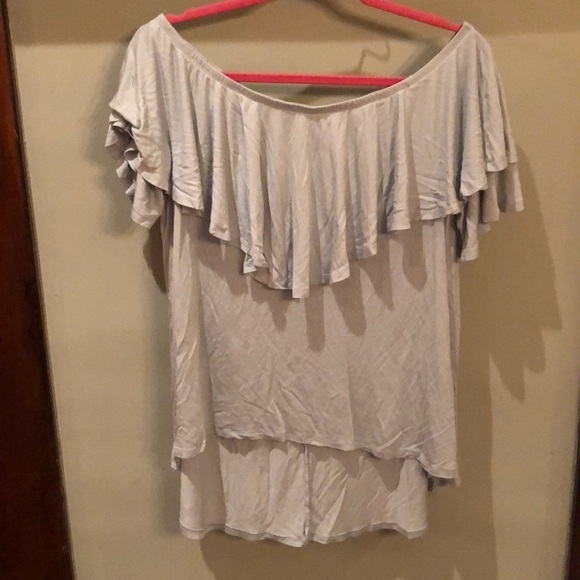 Free People Tops - Free People off the shoulder ruffle shirt